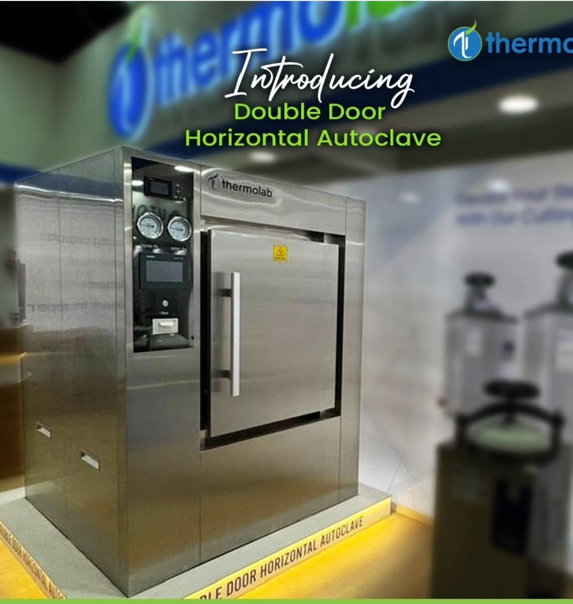 Horizontal Double Door Autoclave